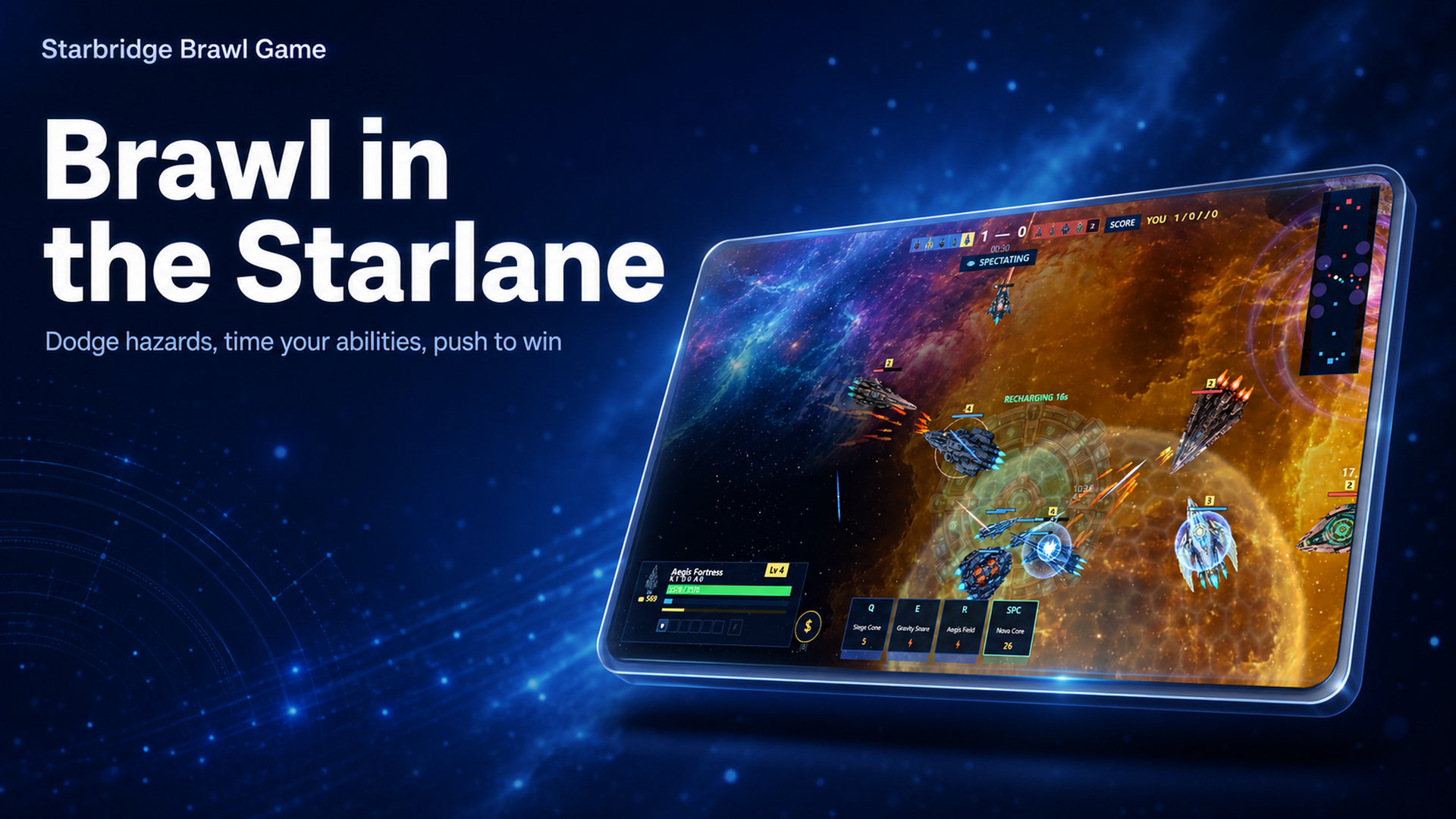 Starbridge Brawl battle — a multi-ship brawl in the starlane